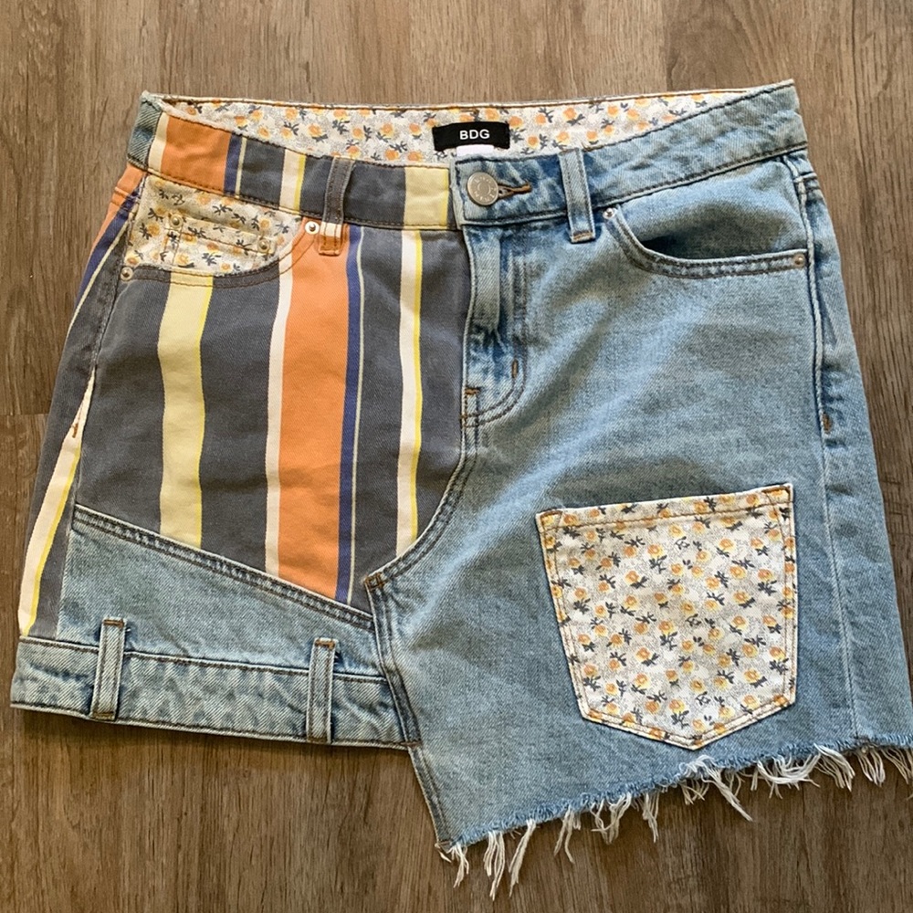 Vintage jean skirt!